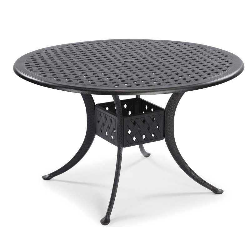 Darby Home Co Flagg Cast Aluminum Dining Table & Reviews Wayfair